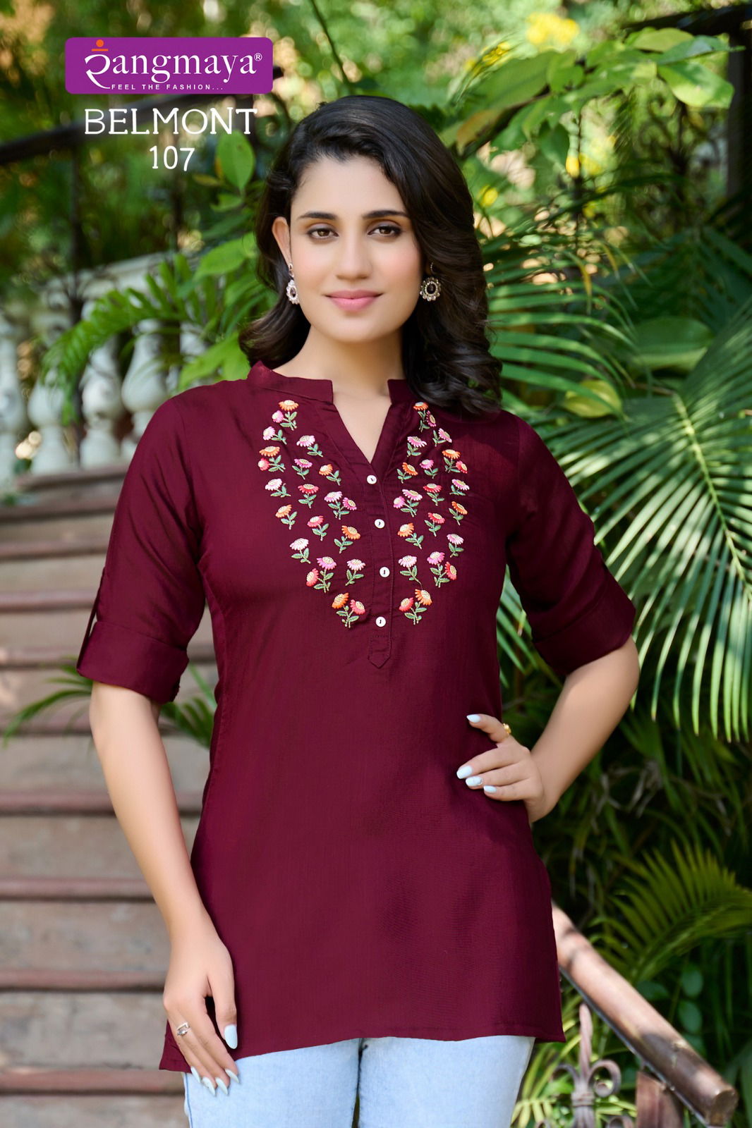 Belmont By Rangmaya Fancy Tunic Ladies Top Wholesale Shop In Surat